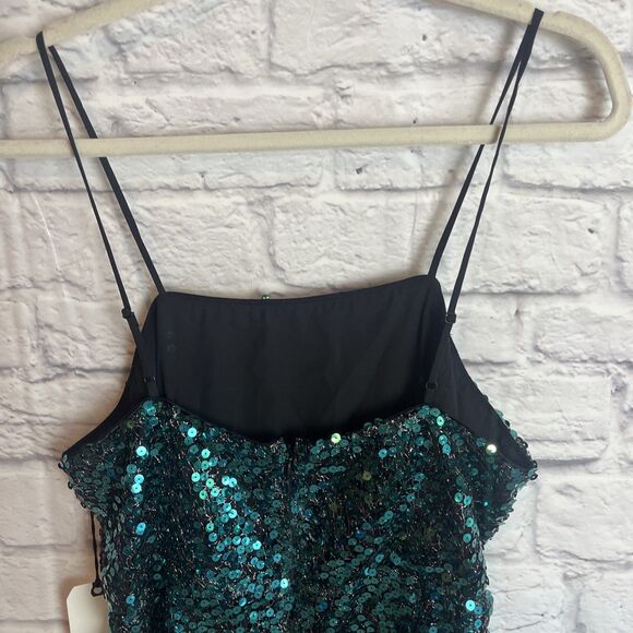 Leith Women’s NWT Y2K Sequin Slip Homecoming  Cocktail Party Dress Size Large - Picture 6 of 8